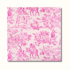 French Toile Inspired Cocktail Napkin