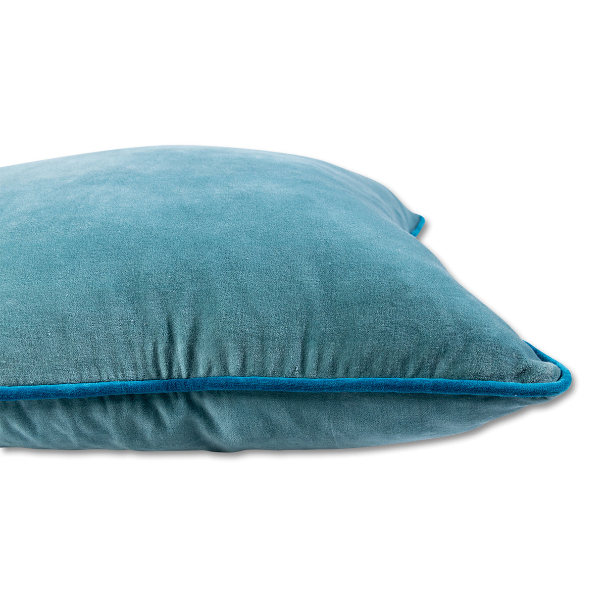 Charliss Velvet Pillow - Aqua + Peacock - Case Only