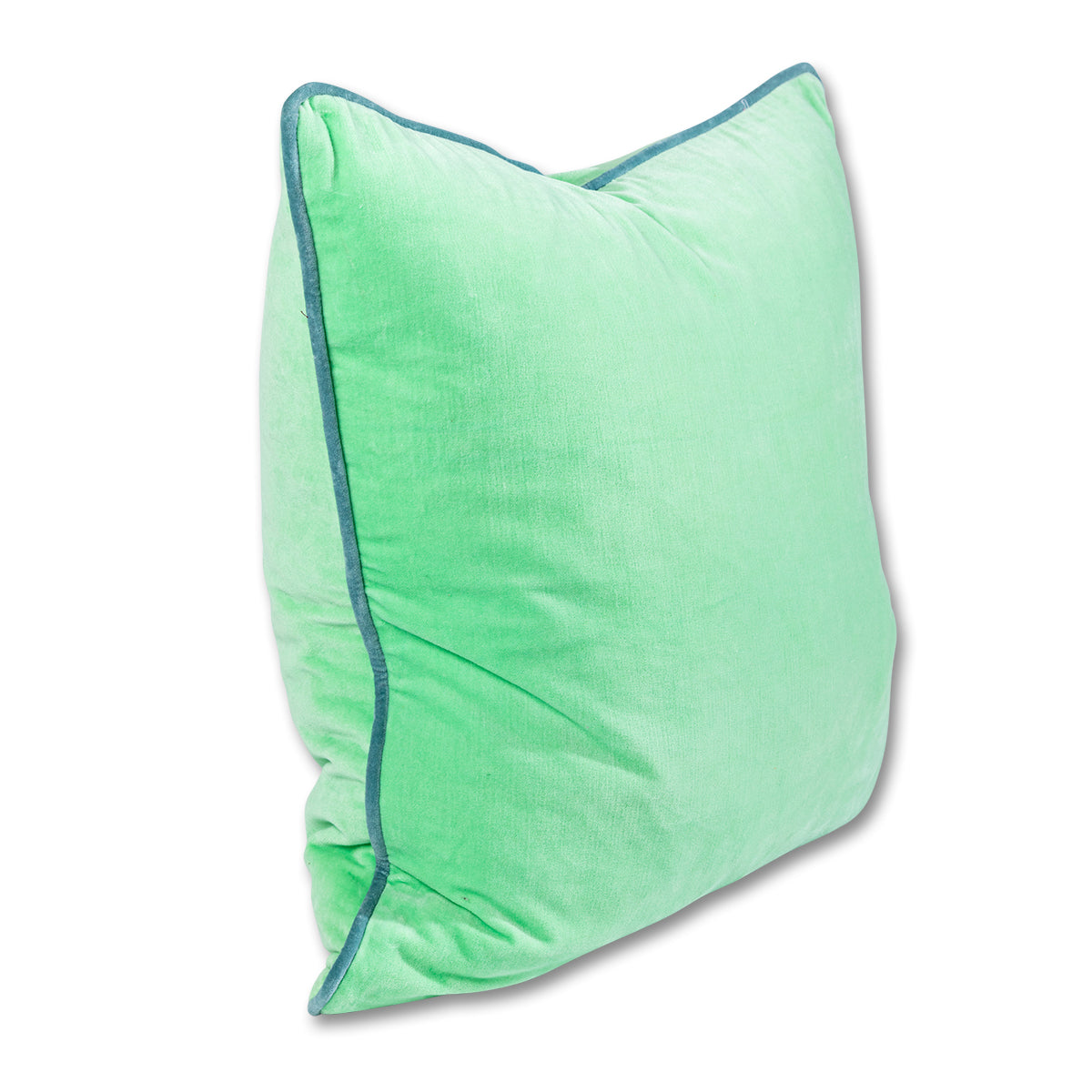Charliss Velvet Pillow - Mint + Aqua - Case only