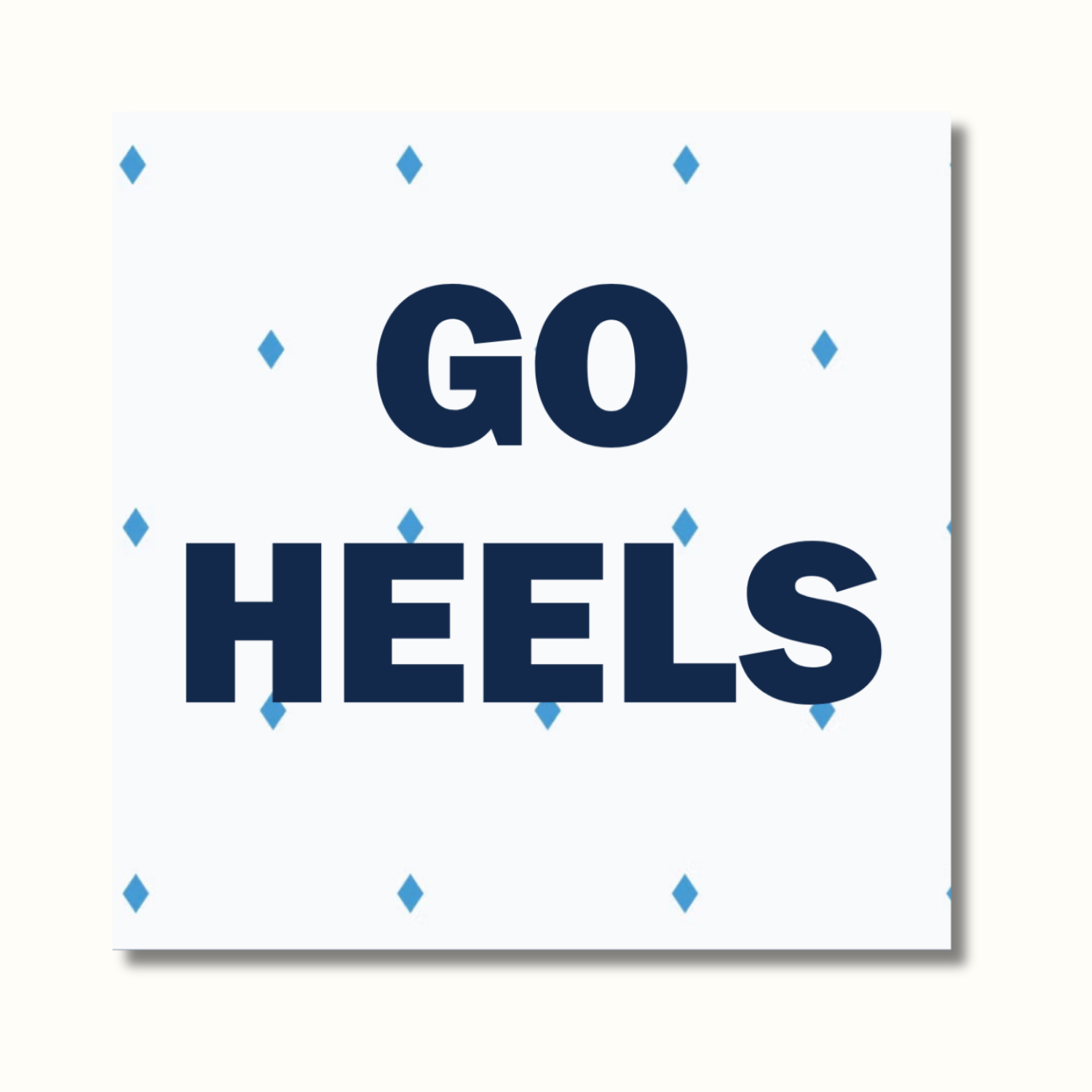 UNC Football-Themed Cocktail Napkins