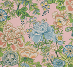 Peony Garden Floral Pillow Cover in Blush, Thibaut Pillows