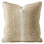 Antelope Pillow Cover in Fawn Brown