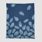 Cotton Sustainable Knit Throw Blanket | Coastal - Oyster